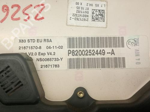 Instrument cluster RENAULT TRAFIC II Bus (JL) 1.9 dCI 80 (JL0B) | BP34392360C47  - Image 7