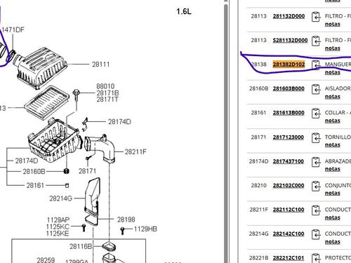 Pipe HYUNDAI COUPE II (GK) 1.6 16V | BP28610153M125