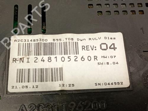 Instrument cluster RENAULT MEGANE III Hatchback (BZ0/1_, B3_) 1.5 dCi (BZ0C) | BP32426493C47 