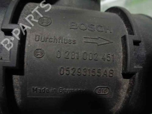 Mass air flow sensor CHRYSLER VOYAGER IV (RG, RS) 2.5 CRD | BP5209553M95 