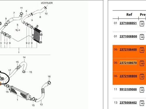 Pipe SSANGYONG REXTON / REXTON II (GAB_) 2.7 Xdi 4x4 | BP30526321M125