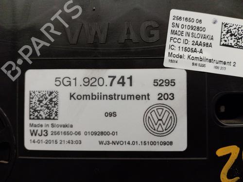 Instrument cluster VW GOLF VII (5G1, BQ1, BE1, BE2) 1.6 TDI | BP32197899C47