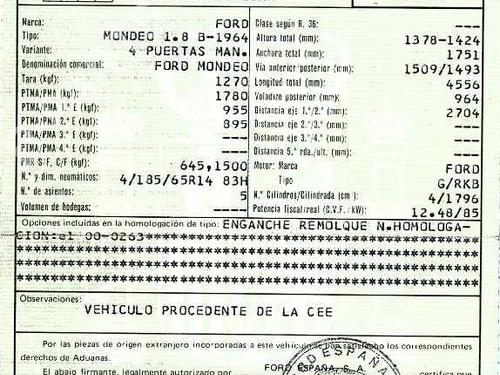 Gearbox FORD MONDEO II (BAP) 1.8 i | BP2070406M3 