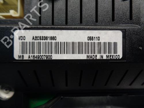 Instrument cluster MERCEDES-BENZ M-CLASS (W164) ML 320 CDI 4-matic (164.122) | BP8877254C47 