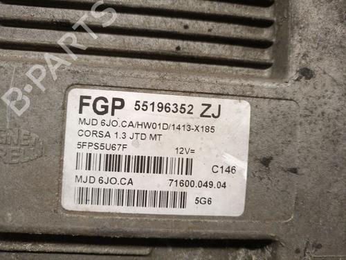 Engine control unit (ECU) OPEL CORSA C (X01) 1.3 CDTI (F08, F68) | BP36164839M57  - Image 5