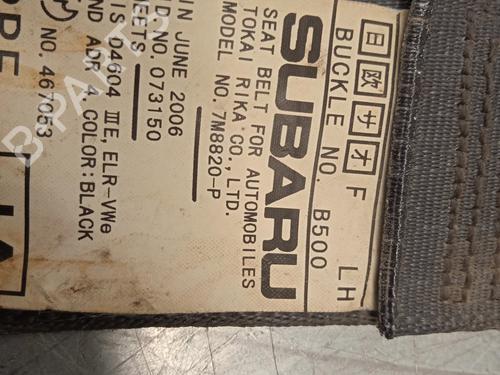 Front right seatbelt SUBARU FORESTER (SG_) 2.0 X AWD (SG5) | BP12544804I25 