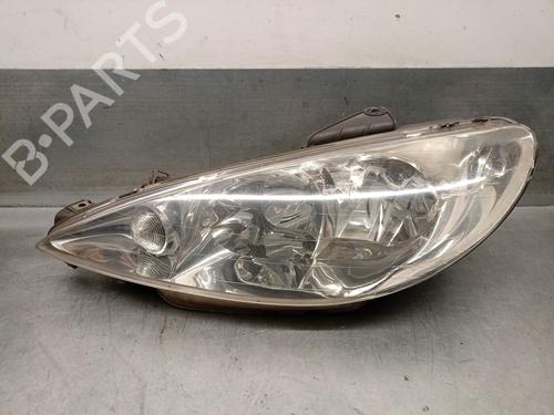 Used Left headlight PEUGEOT 206 Hatchback (2A/C) 1.4 i (75 hp) 25927465