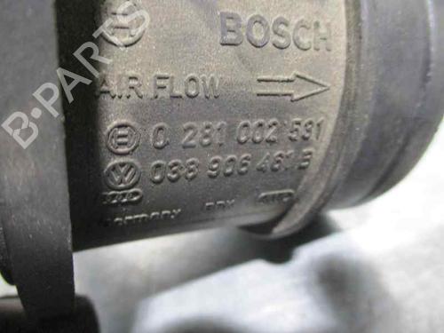 Mass air flow sensor SEAT TOLEDO III (5P2) 1.9 TDI | BP2538382M95 
