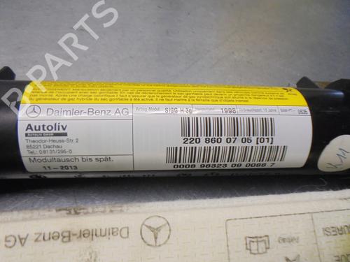 Left curtain airbag MERCEDES-BENZ S-CLASS (W220) S 430 (220.070, 220.170) | BP15213741C11 