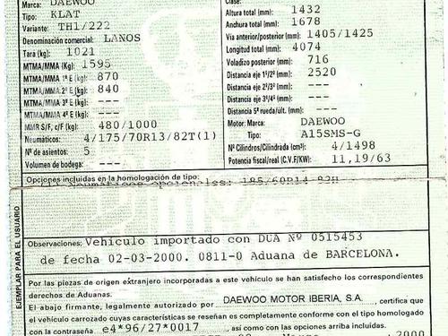 Switch DAEWOO LANOS (KLAT) 1.5 | BP20248251I30 - Image 9