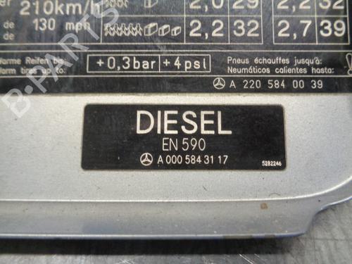 Tanklokket MERCEDES-BENZ S-CLASS (W220) S 320 CDI (220.026, 220.126) | BP18310229C131 