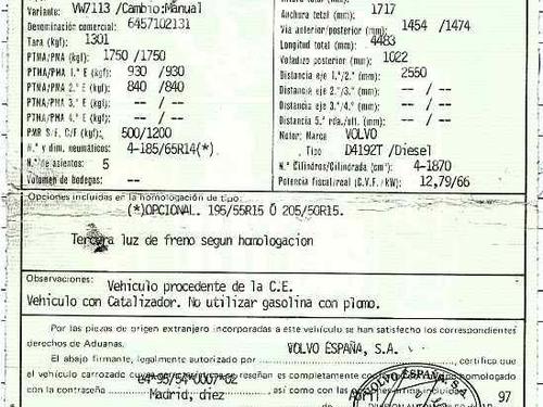 Injector VOLVO V40 Estate (645) 1.9 TD | BP2079257M100 