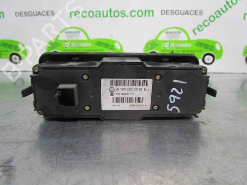 Climate control MERCEDES-BENZ M-CLASS (W163) ML 270 CDI (163.113) | BP2067647I5 