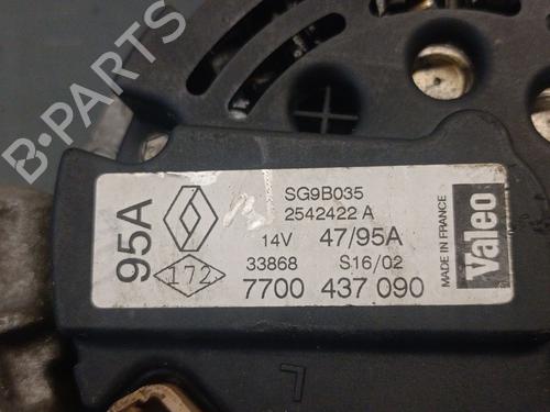 Alternator RENAULT KANGOO (KC0/1_) 1.2 (KC0A, KC0K, KC0F, KC01) | BP29808620M7 