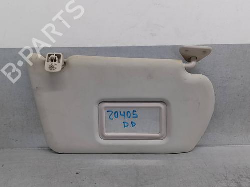 Højre solskærm NISSAN ALMERA II Hatchback (N16) 2.2 Di (110 hp) 17836728