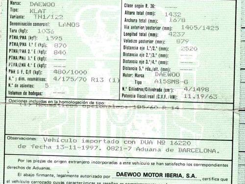 Bremselys DAEWOO LANOS Saloon (KLAT) 1.5 | BP5584125L11 - Image 8