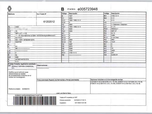 Left sun visor RENAULT MASTER III Van (FV) 2.3 dCi 130 FWD (FV0M, FV0Y, FV0J, FV02, FV03) | BP30722681I1 - Image 5