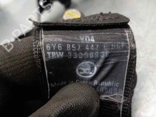Rear left seatbelt SKODA FABIA I (6Y2) 1.4 | BP6912250I29 