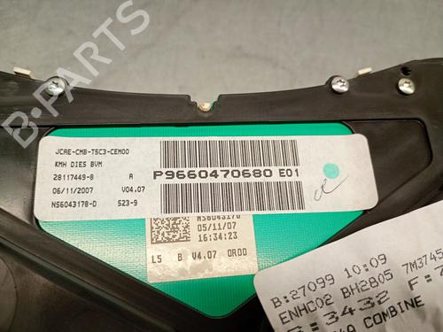 Instrument cluster PEUGEOT 307 SW (3H) 1.6 HDI 110 | BP27932613C47 