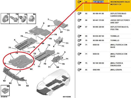 Bundpladebeskyttelse CITROËN C5 AIRCROSS (A_) 1.2 PureTech 130 (ARHNSJ) | BP27609971M92 