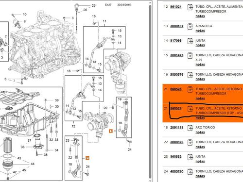 Pipe OPEL ASTRA K (B16) 1.6 CDTi (68) | BP36023583M125 - Image 6