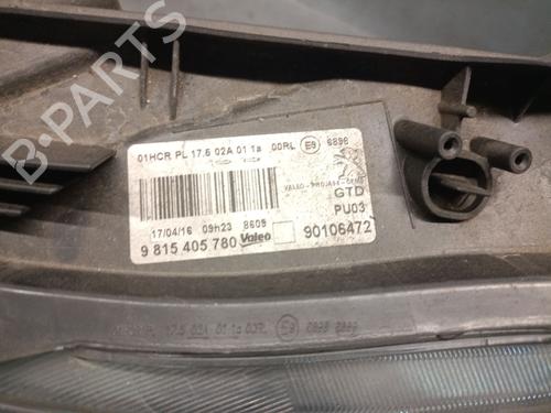 Left headlight PEUGEOT 2008 I (CU_) 1.2 THP 110 / PureTech 110 | BP32363187C28 
