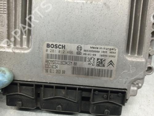 Engine control unit (ECU) CITROËN XSARA PICASSO (N68) 1.6 HDi | BP22296348M57 