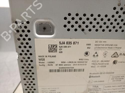 Radio SKODA RAPID (NH3, NK3, NK6) 1.6 TDI | BP27285611E6 