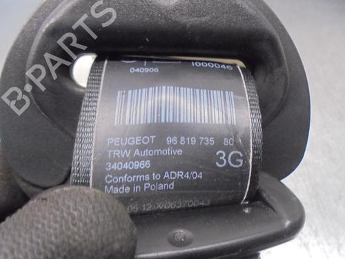 Rear left seatbelt PEUGEOT 5008 (0U_, 0E_) 1.6 HDi | BP16862120I29 