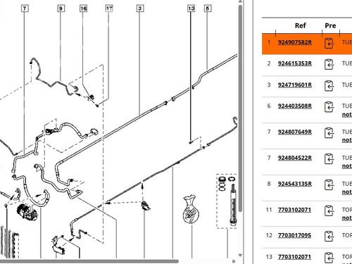 AC pipe RENAULT TRAFIC III Van (FG_) 1.6 dCi 120 (FGMB, FGMC) | BP35803223M126 - Image 8