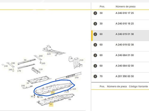 Underbody protection MERCEDES-BENZ B-CLASS Sports Tourer (W246, W242) B 180 CDI (246.200) | BP24292586M92 