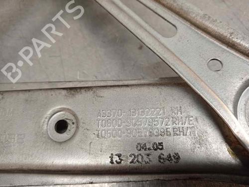 Front right window mechanism OPEL ZAFIRA A MPV (T98) 1.8 16V (F75) | BP10559166C23 