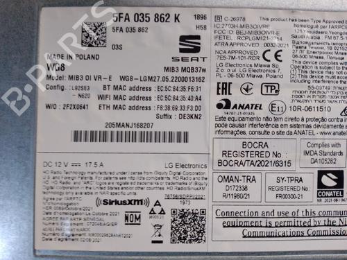 Elektronisk modul CUPRA FORMENTOR (KM7, KMP) 1.5 TSI | BP29935216M83 