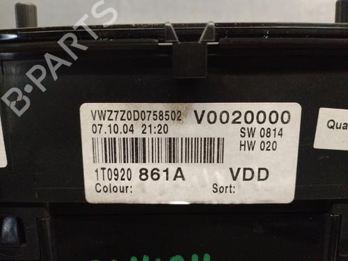 Instrument cluster VW TOURAN (1T1, 1T2) 2.0 TDI 16V | BP31666077C47 