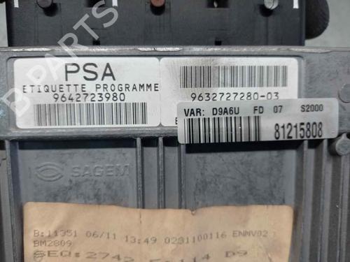 Engine control unit (ECU) PEUGEOT 406 (8B) 1.8 16V | BP9109533M57 