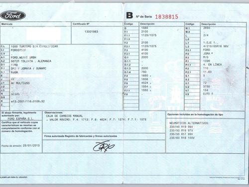 Right tailgate light FORD KUGA II (DM2) 1.6 EcoBoost | BP31993839C80 