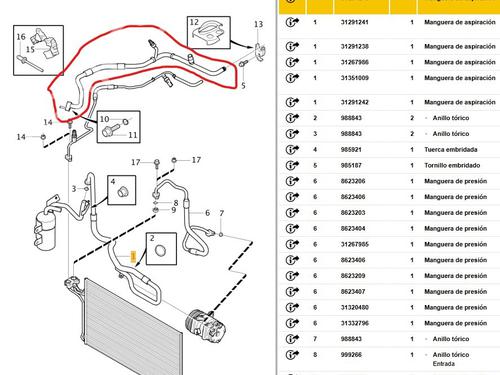 AC pipe VOLVO V50 (545) 1.6 D | BP25239265M126 