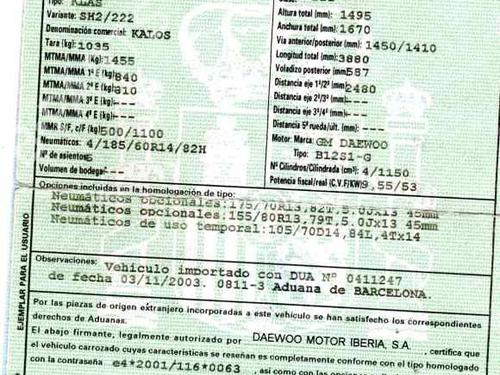 Electronic sensor DAEWOO KALOS (KLAS) 1.2 | BP8294188M84  - Image 10