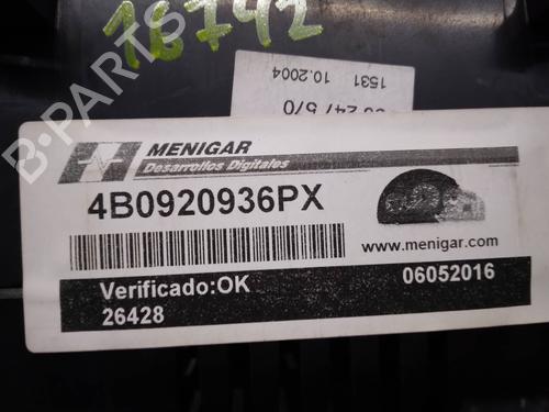 Instrument cluster AUDI A6 C5 Avant (4B5)  | BP11195452C47 