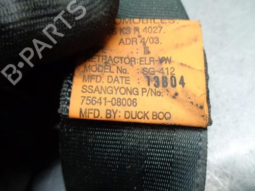 Rear left seatbelt SSANGYONG REXTON W / REXTON 2.0 Xdi All-wheel Drive | BP9275615I29 
