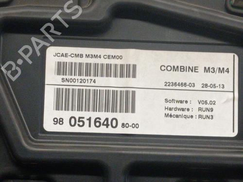 Instrument cluster CITROËN C-ELYSEE (DD_) 1.6 HDI 92 | BP27662885C47 