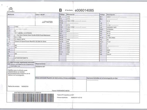 Flywheel CITROËN GRAND C4 SPACETOURER (3A_, 3E_) 1.6 BlueHDi 120 | BP30198328M101 