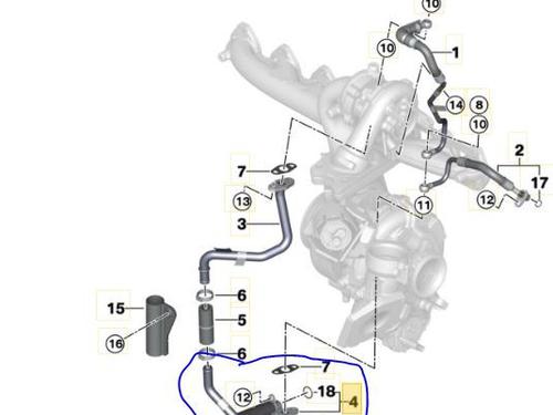 Pipe BMW X6 (G06, F96) xDrive 40 d Mild-Hybrid | BP28811733M125 