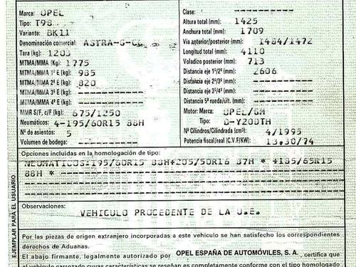 Computer comfort OPEL ASTRA G Hatchback (T98) 2.0 DTI 16V (F08, F48) | BP2121635M56 