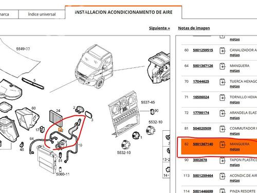 Used AC pipe IVECO DAILY IV Platform/Chassis 35C15 (146 hp) 30352355