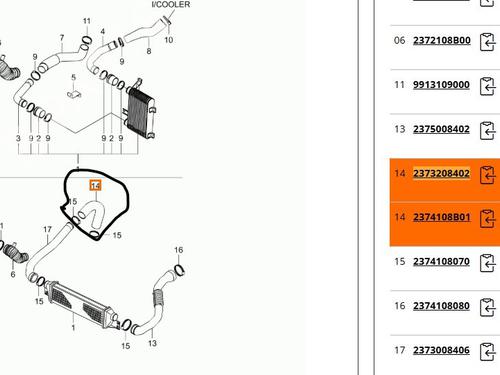 Pipe SSANGYONG REXTON / REXTON II (GAB_) 2.7 Xdi 4x4 | BP30526324M125