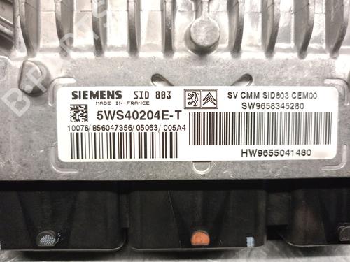 Engine control unit (ECU) PEUGEOT 407 (6D_) 2.0 HDi 135 (6DRHRH, 6DRHRE, 6DRHRG, 6DRHRJ) | BP28378563M57