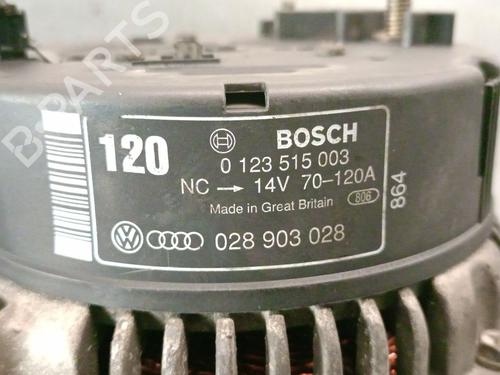 Alternator AUDI A4 B5 (8D2) 1.9 TDI | BP26205772M7 