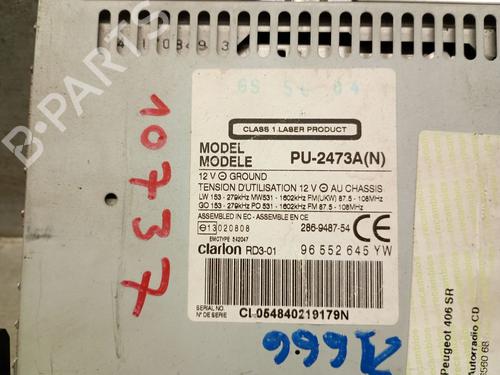 Radio PEUGEOT 406 (8B) 2.0 HDI 90 | BP22930189E6 