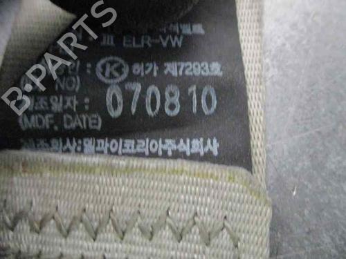 Rear right seatbelt HYUNDAI SONATA V (NF) 2.0 CRDi | BP7444850I28 